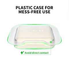 PETKIT N50 side-by-side size comparison demonstrating compact fit
