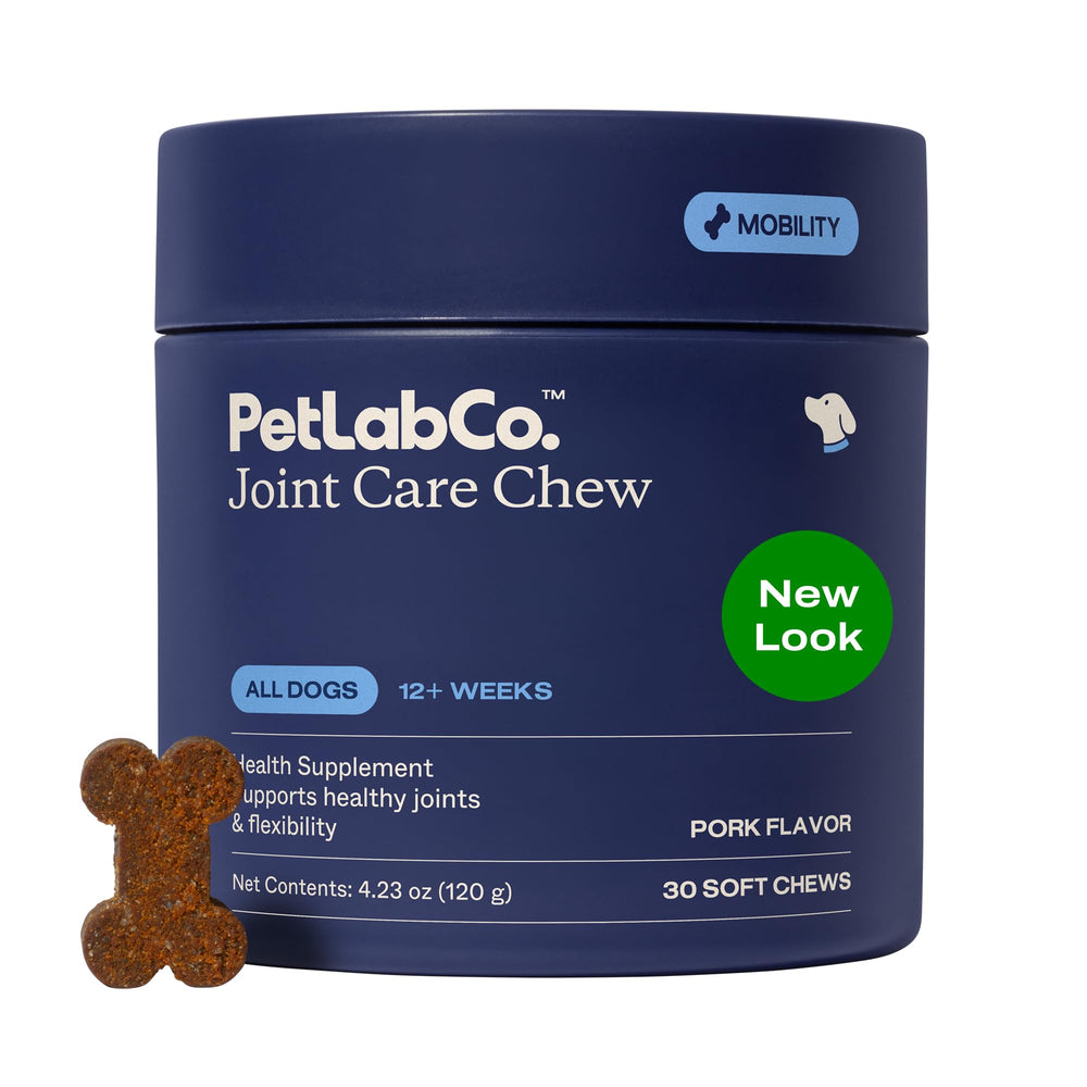 PetLab Co. front packaging showing jar and product benefits