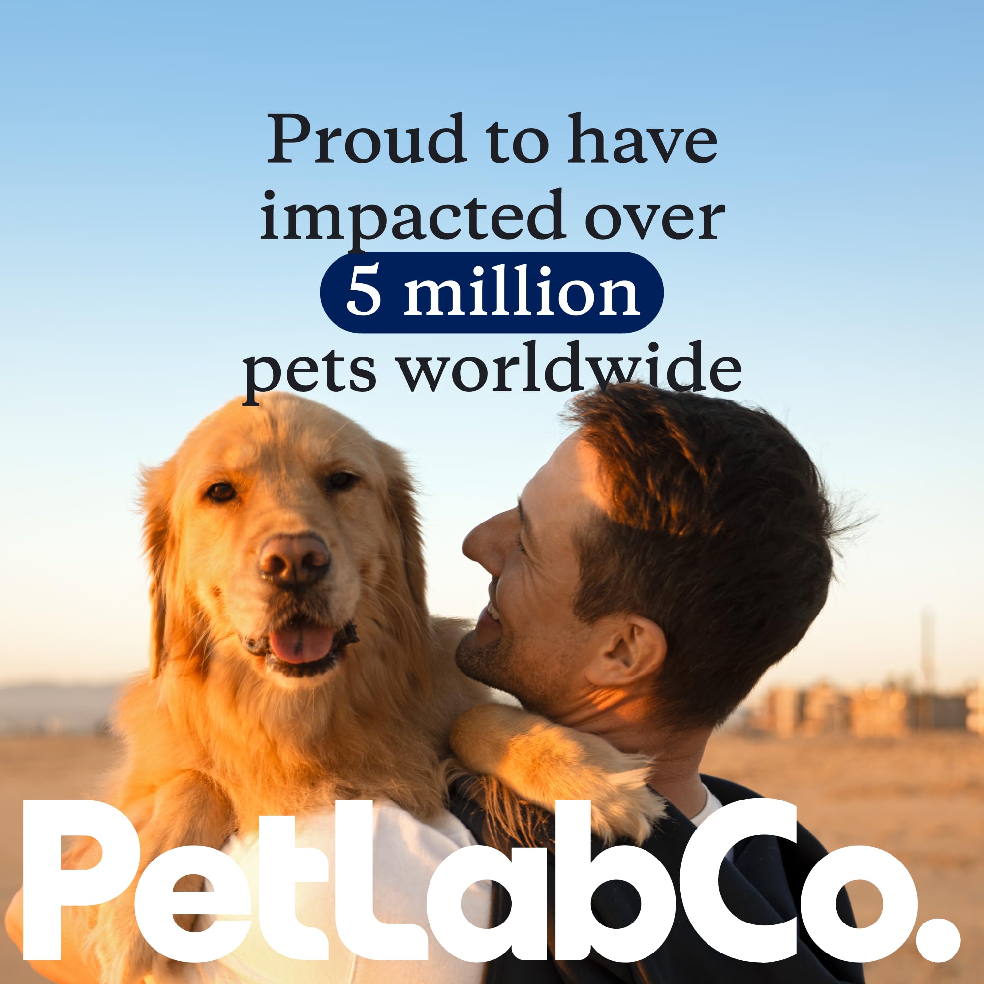 PetLab Co. supplement facts close-up showing probiotic strains listed