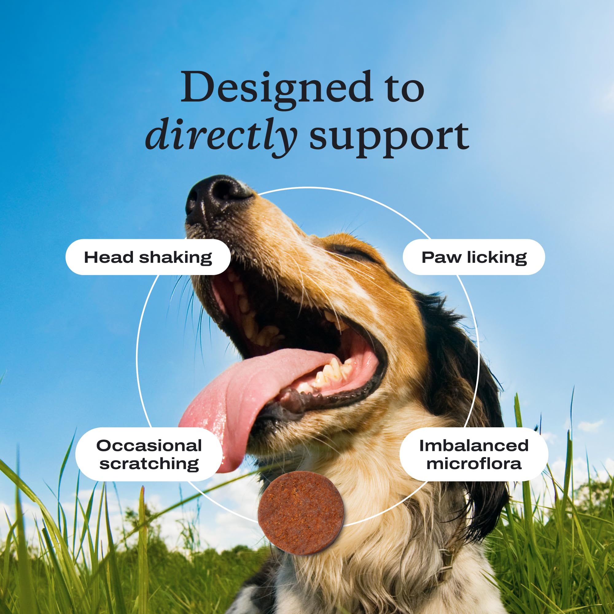 PetLab Co. ingredients label highlighting probiotic strains and sourcing
