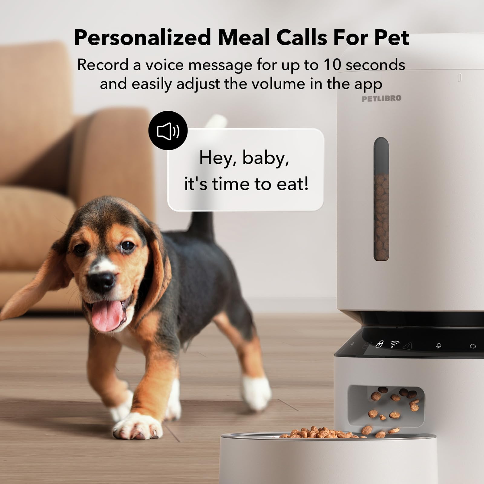 PETLIBRO desiccant and sealing strip preserving kibble freshness