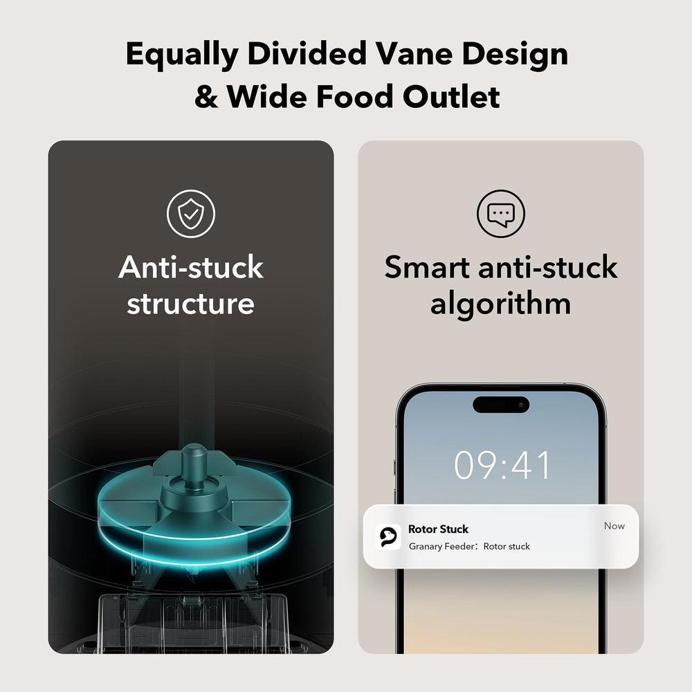 PETLIBRO low food indicator lit with alert for refill convenience