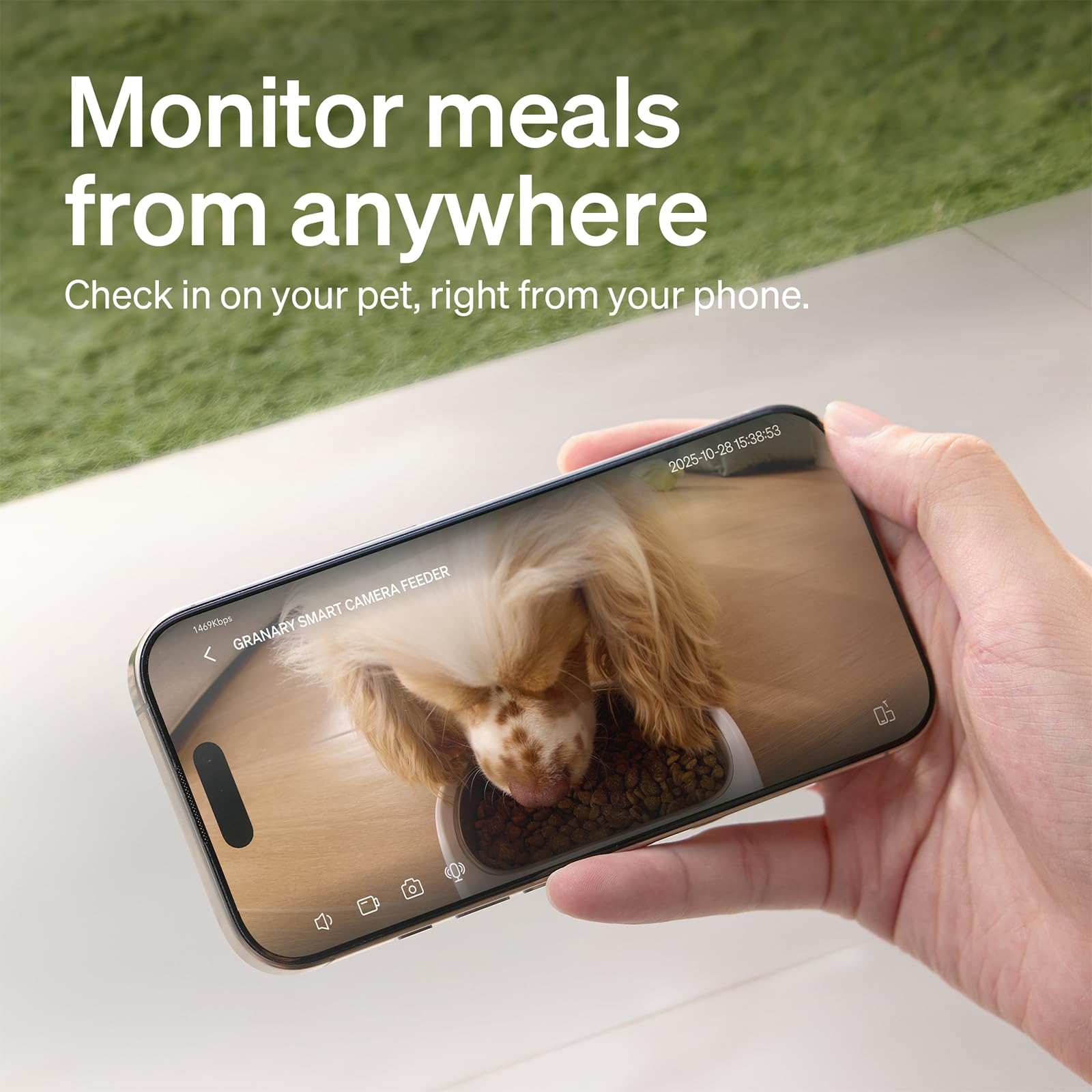 PETLIBRO two-way audio use with owner speaking to pet for comfort