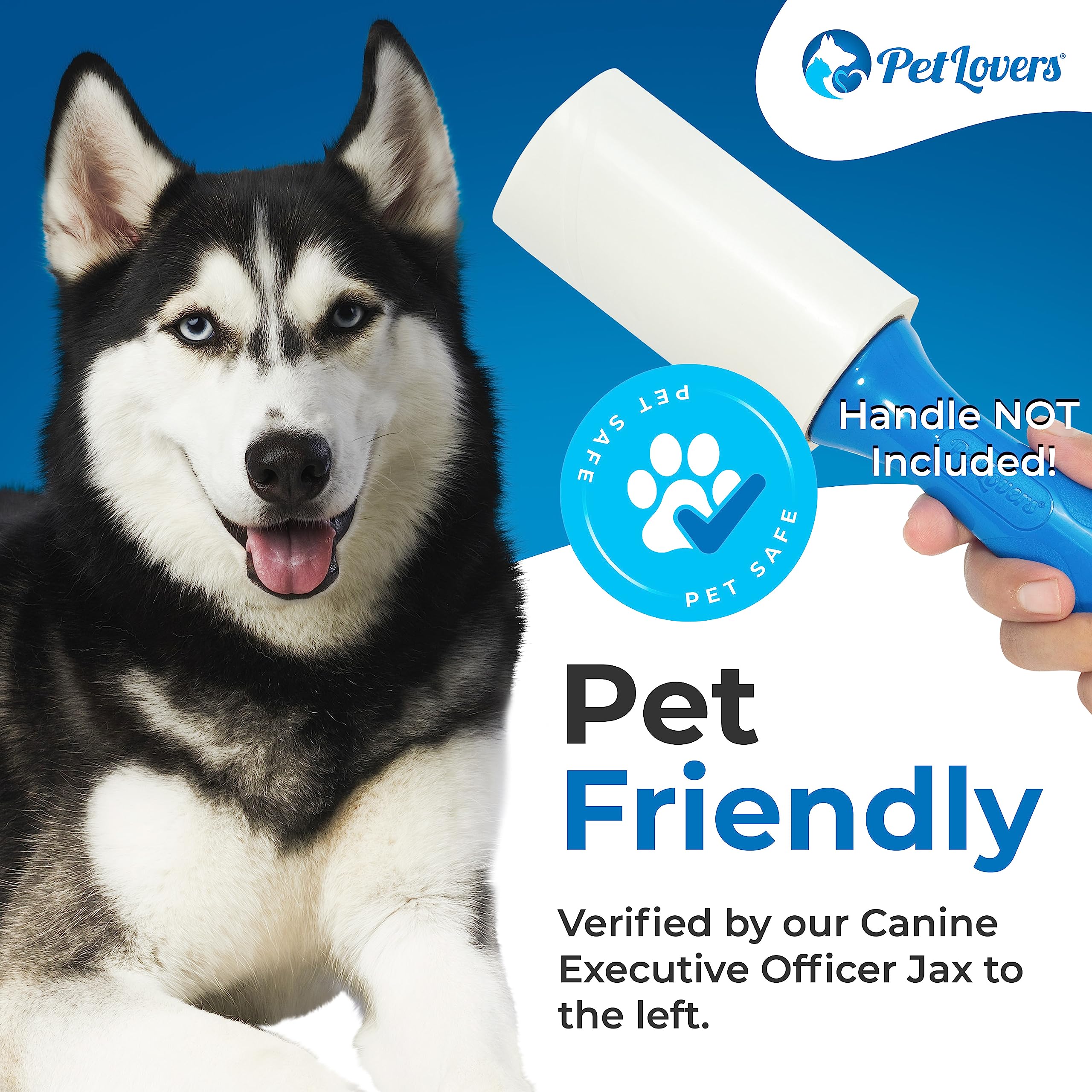 PetLovers product label close-up showing quantity, sheet count, and brand details
