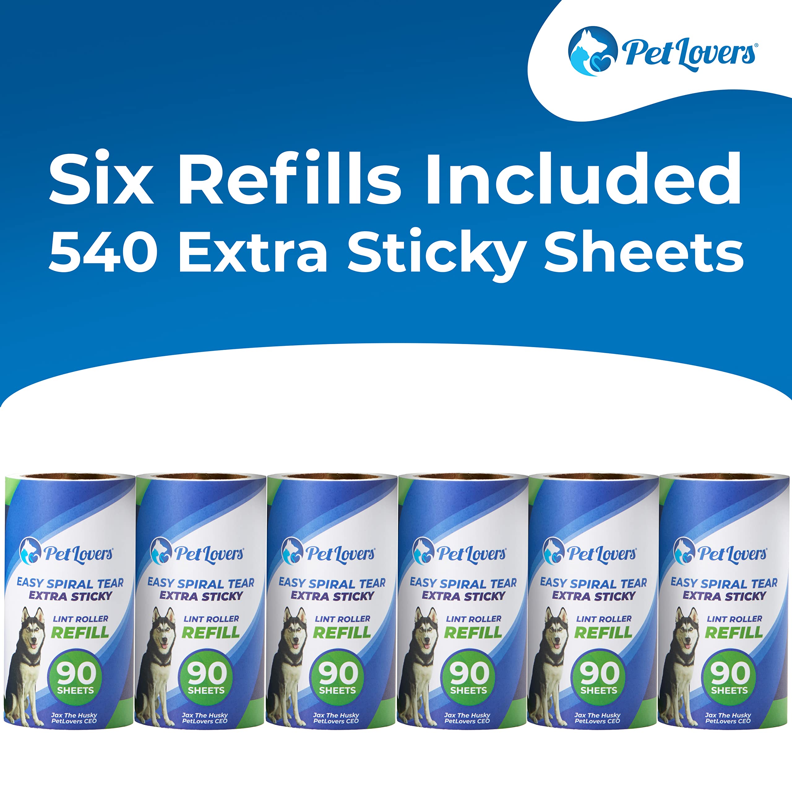 PetLovers lint-free clothing after rolling to show cleaner fabric appearance