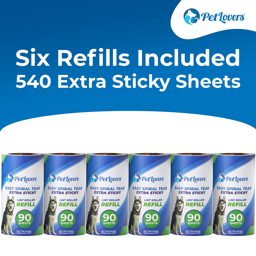 PetLovers lint-free clothing after rolling to show cleaner fabric appearance