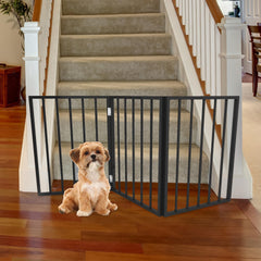 PETMAKER gate folded compactly for storage offering convenient portability