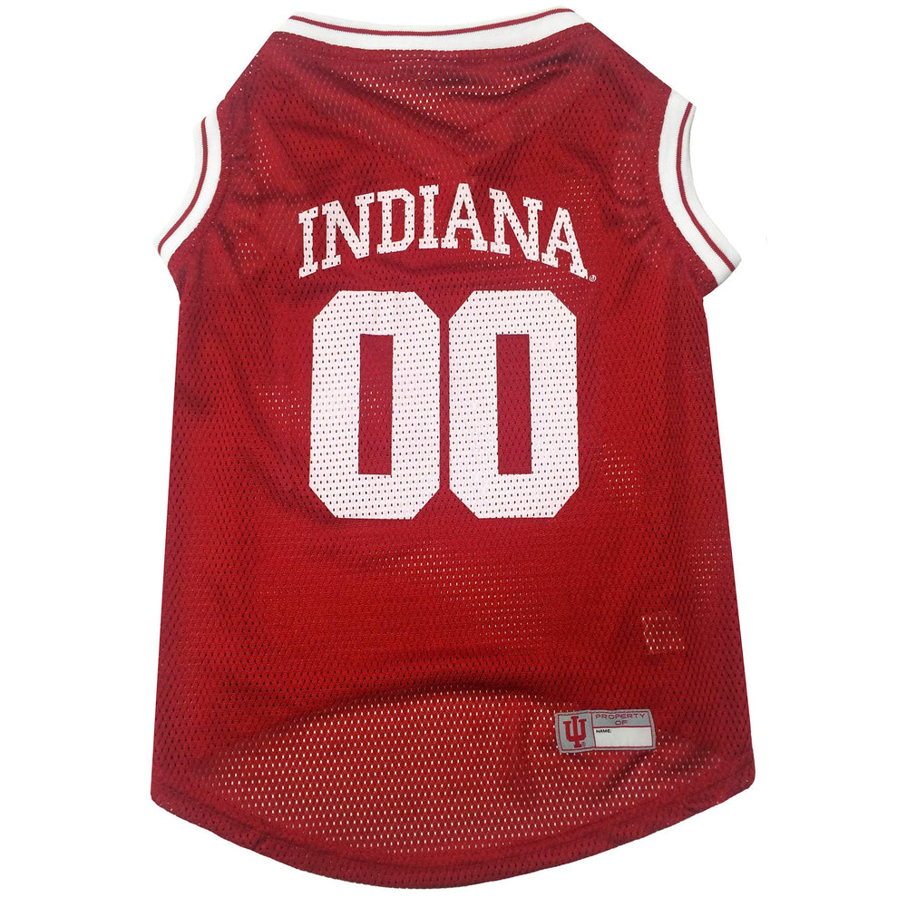 Pets First front view of Indiana Hoosiers jersey showing team colors and trim for fan pride