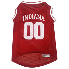 Pets First front view of Indiana Hoosiers jersey showing team colors and trim for fan pride