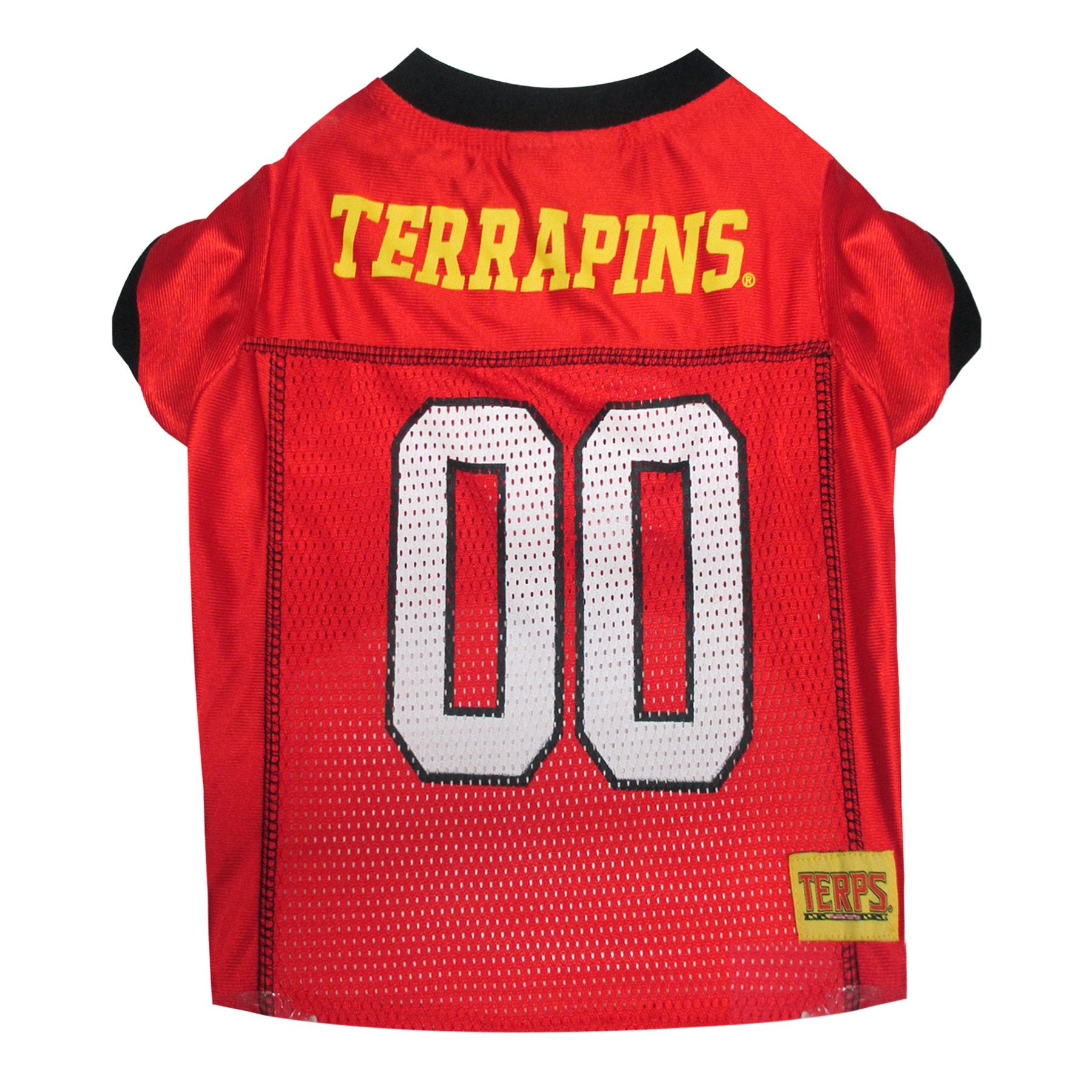 Pets First Maryland front view on small dog shows team colors and comfortable fit