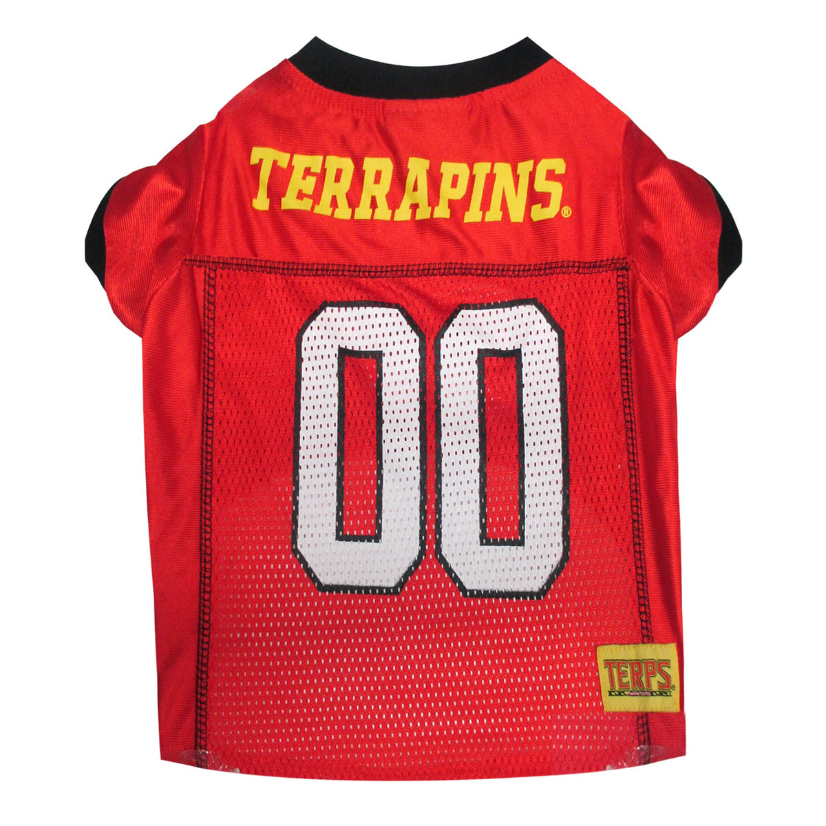 Pets First Maryland front view on small dog shows team colors and comfortable fit