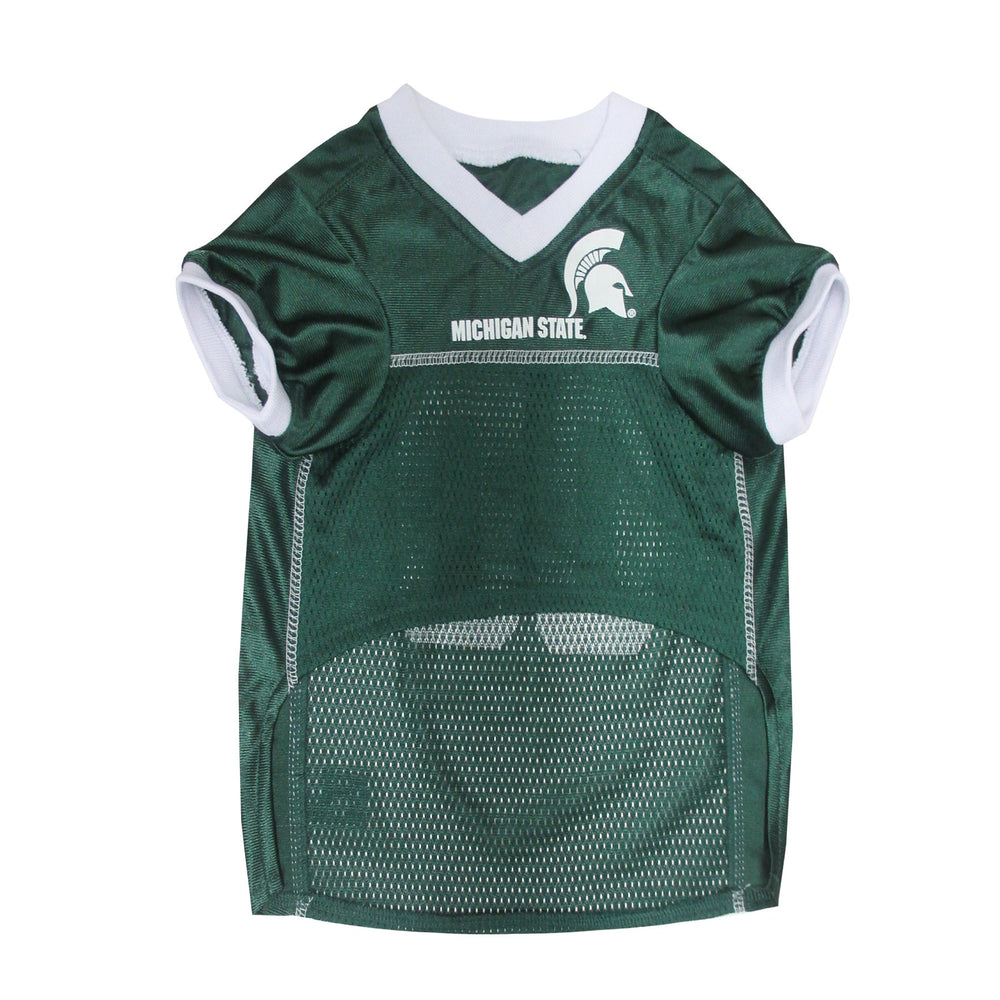 Pets First back view showing woven NCAA jock tag and personalization area