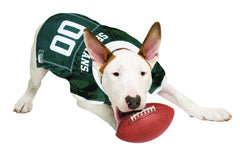 Pets First close-up of Michigan State printed logo highlighting team authenticity