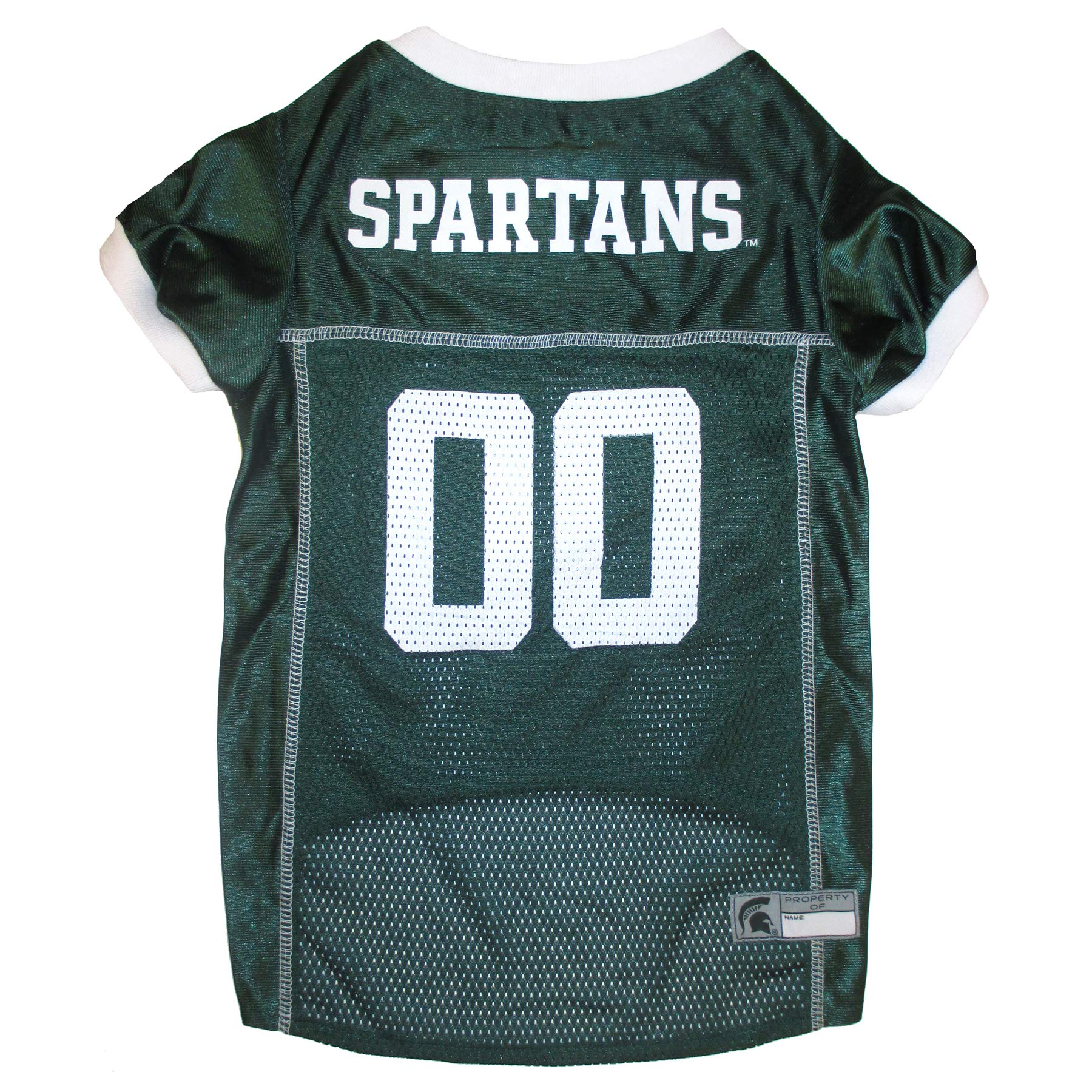 Pets First front view jersey showing Michigan State logo and comfortable fit