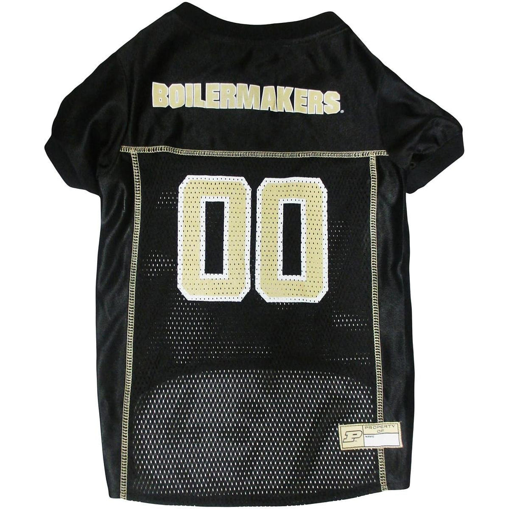 Pets First Purdue jersey front view showing team logo and secure Velcro closure for pride