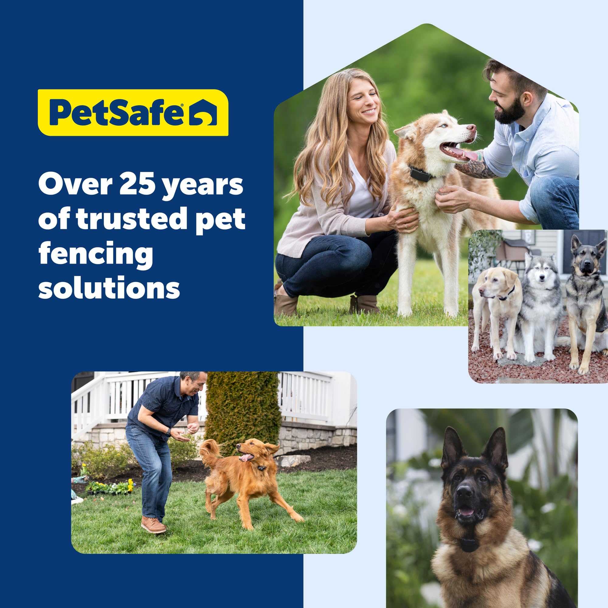 PetSafe collar packaging and label displays compatibility and model information