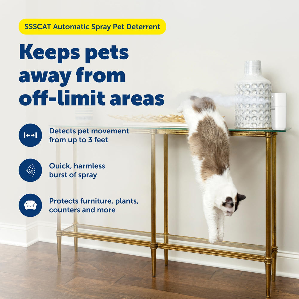 PetSafe SSSCAT side angle mounted demonstrating placement and benefit of targeted coverage