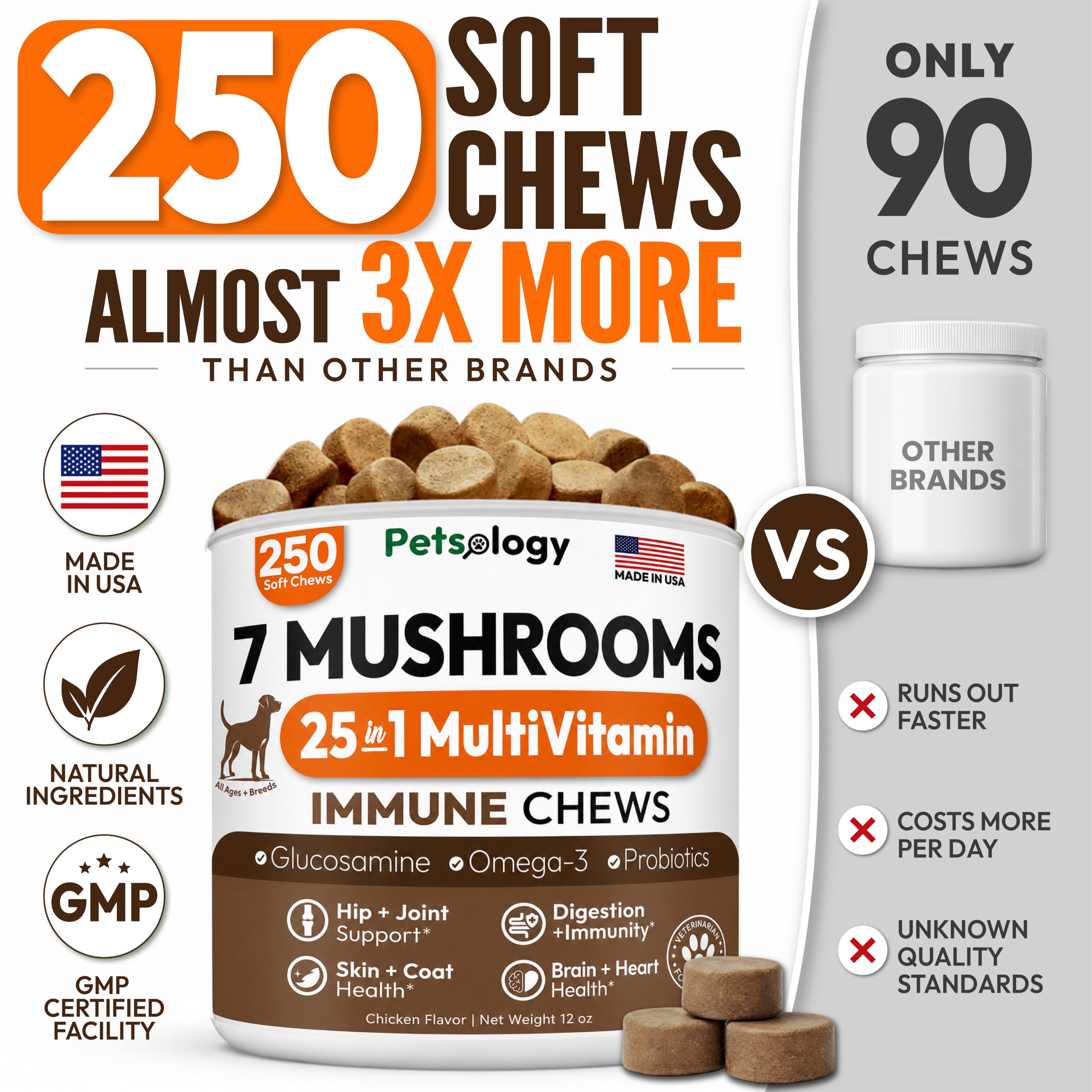 Petsology close-up of soft chew texture for easy chewing