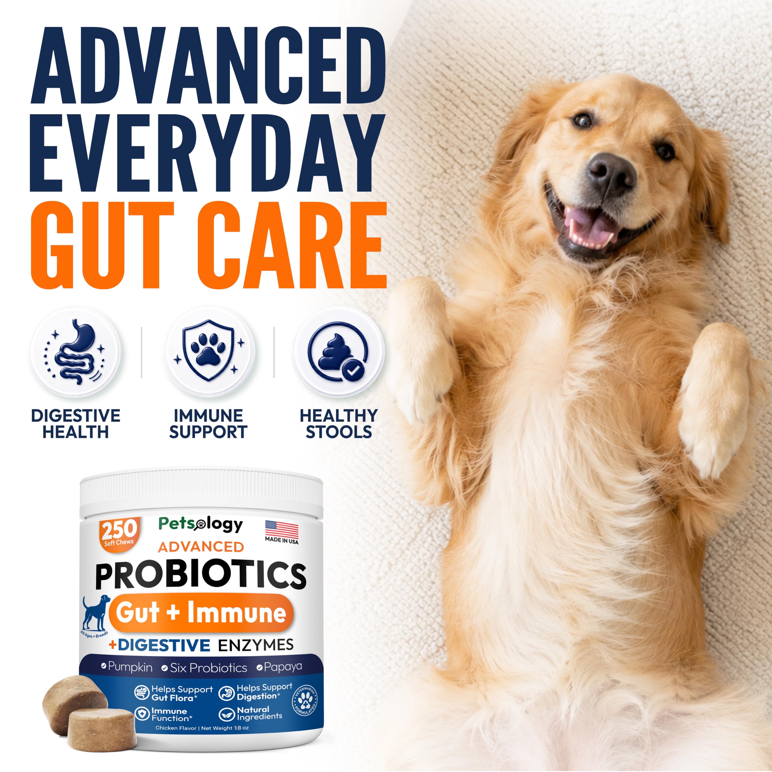 Petsology dog taking chew from hand showcasing easy administration