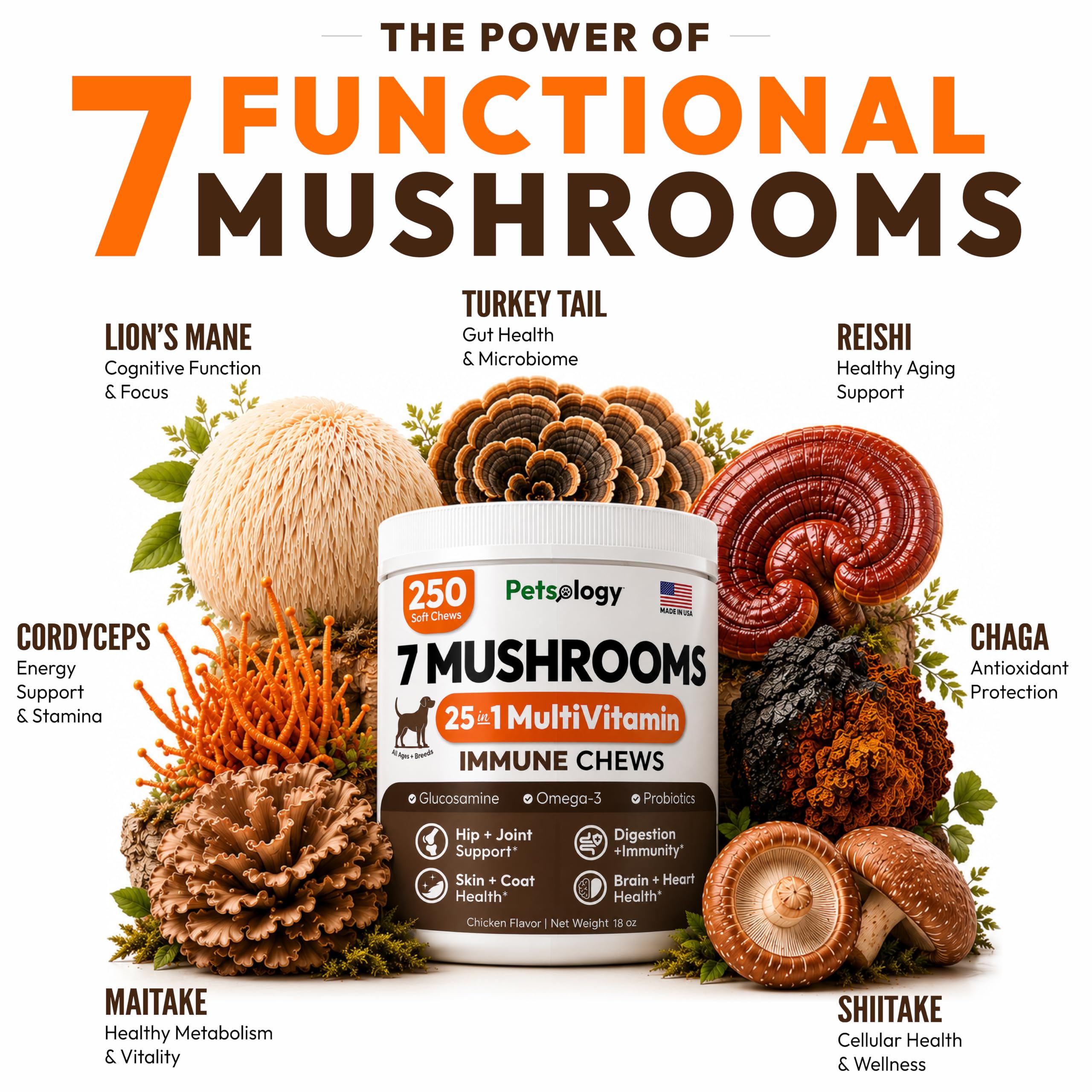 Petsology label and supplement facts for quality transparency