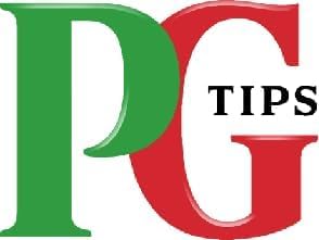 PG Tips tea bags in cup during steeping, illustrates easy single-serve brewing
