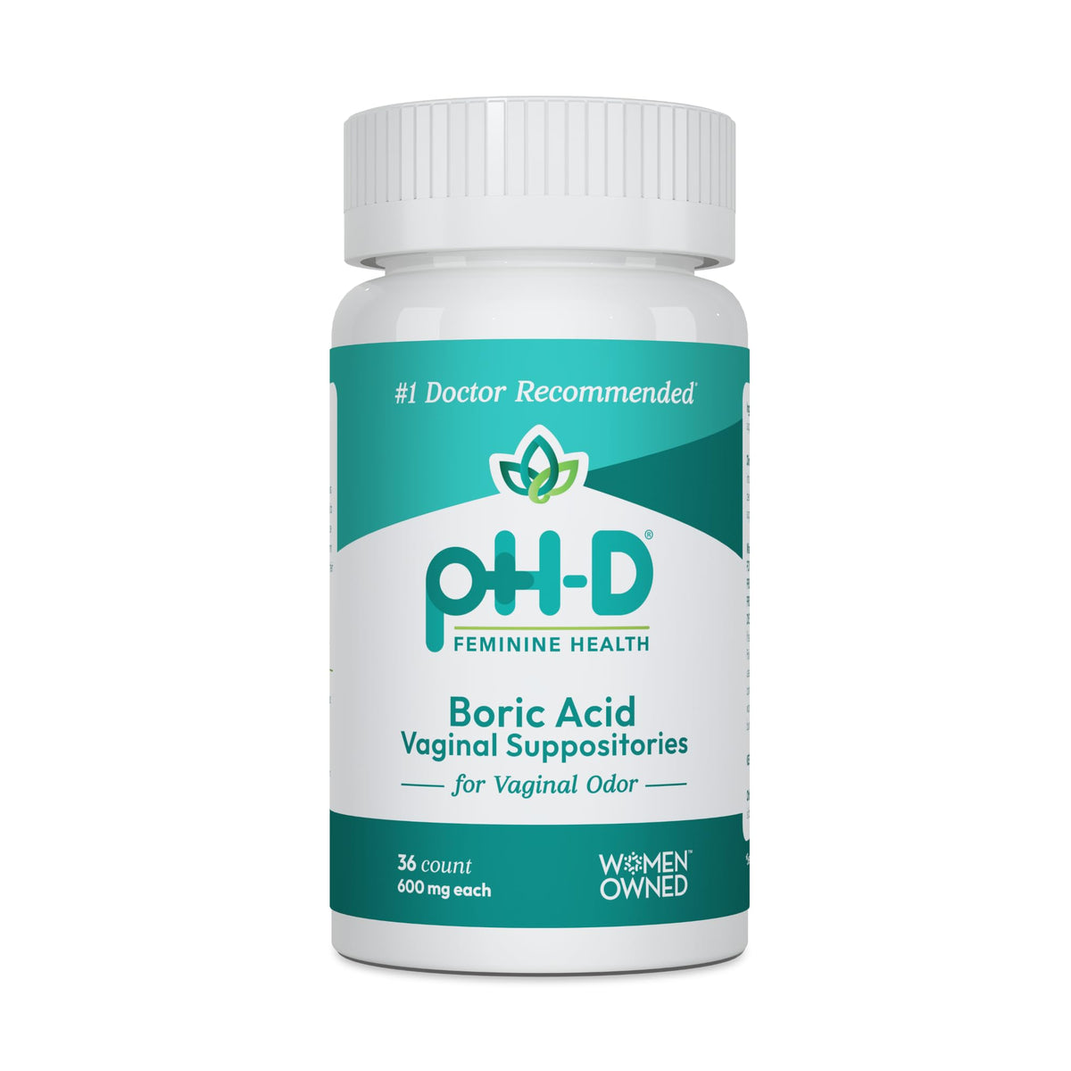 pH-D box front packaging showing product name and 36-count for clear identification and convenience