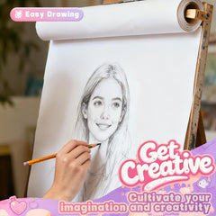 PH PERKHOMY paper on easel with paint demonstrating artist-friendly surface