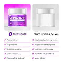 Pharmapulse Vulvacare being applied to hand demonstrating easy spread and comfort