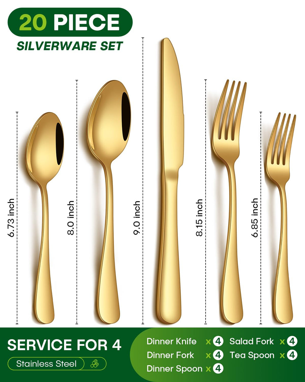 PHILIPALA close-up mirror polish on spoon, shows reflective premium finish