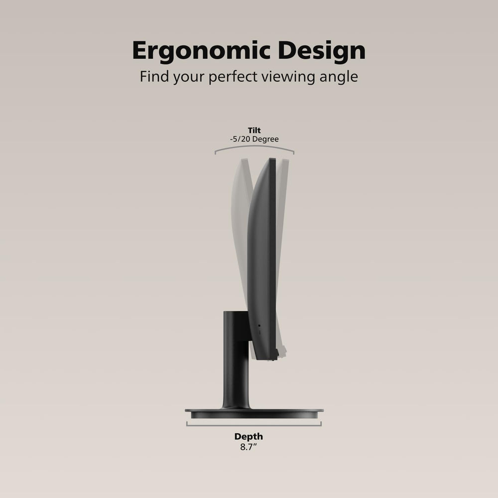 Philips 241V8LB showing smooth gaming motion with Adaptive-Sync for tear-free action