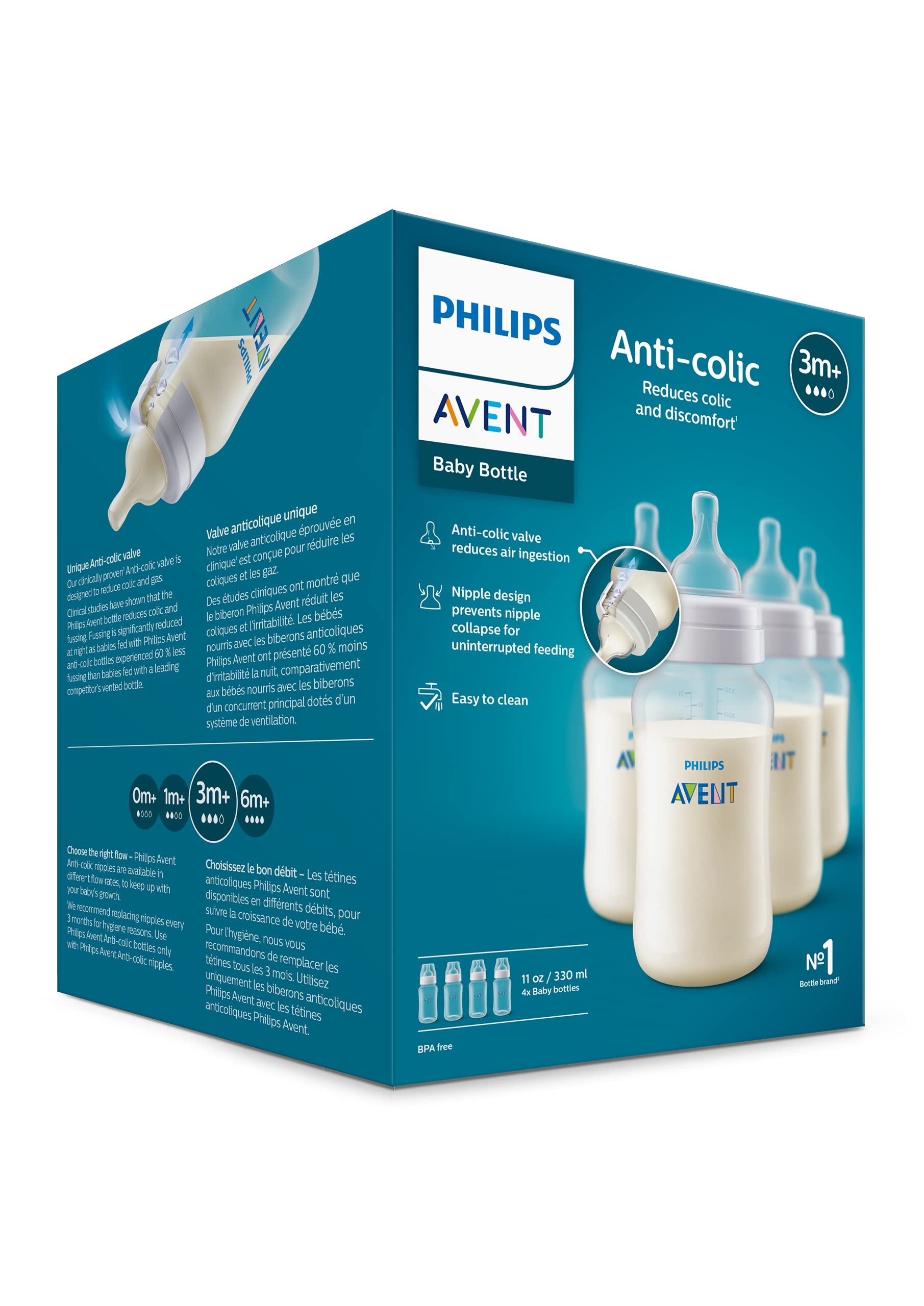 Philips Avent lid and base parts displayed for simple assembly benefit