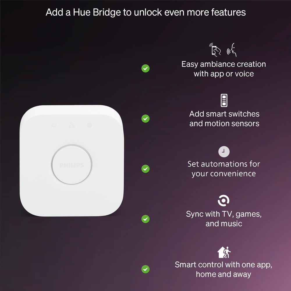 Philips Hue A19 color demo in living room for mood setting benefits
