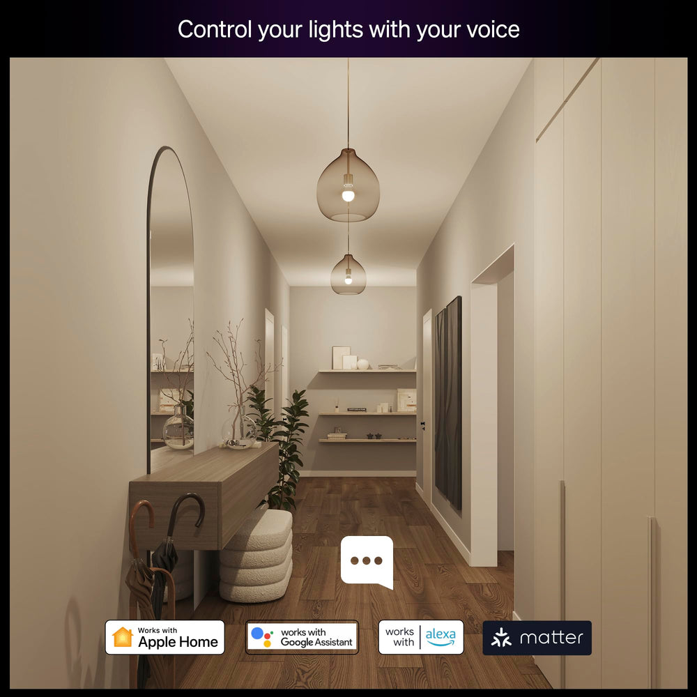 Philips Hue A19 bulb over desk cool white improves task visibility