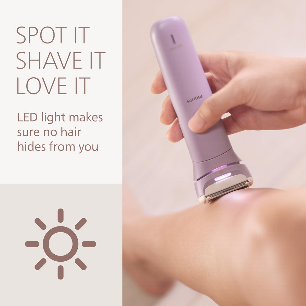 PHILIPS lady shaver bikini trimmer attachment for precise intimate-area grooming
