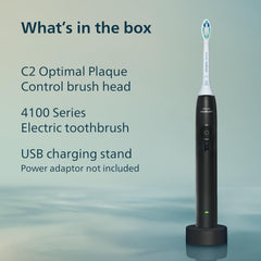 Philips Sonicare C2 brush head close-up highlighting soft flexible bristles for plaque removal