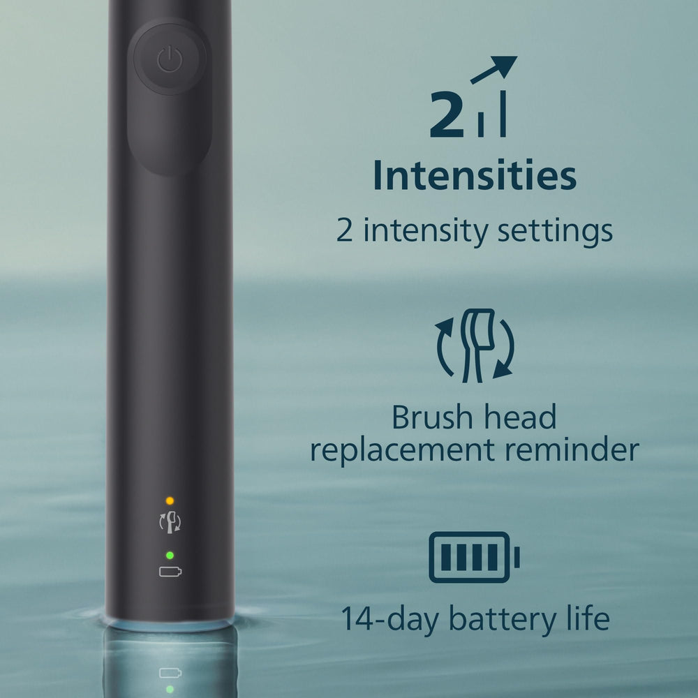 Philips Sonicare 4100 USB charger with handle showing long battery life convenience