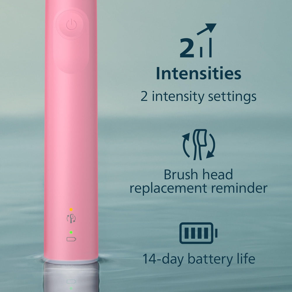 Philips Sonicare USB charging cable connected to handle for convenient recharging
