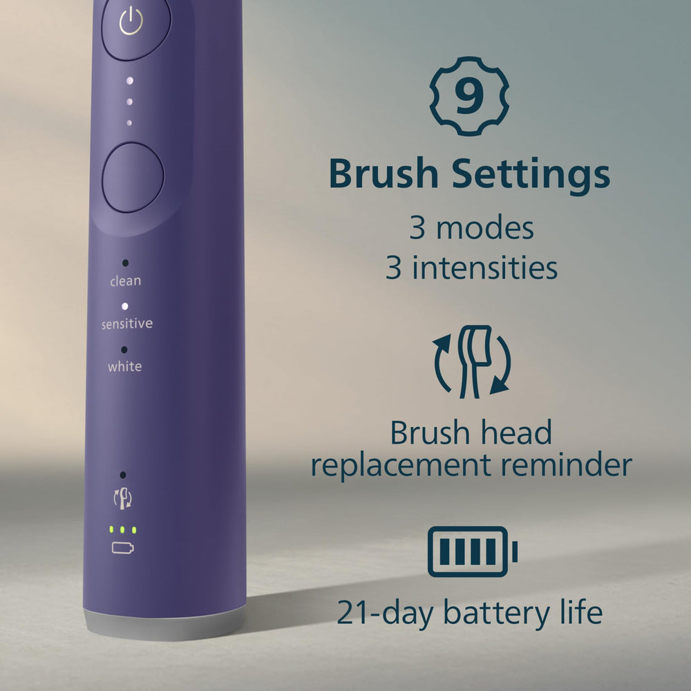 Philips Sonicare app on phone displaying guided brushing session and personalized tips