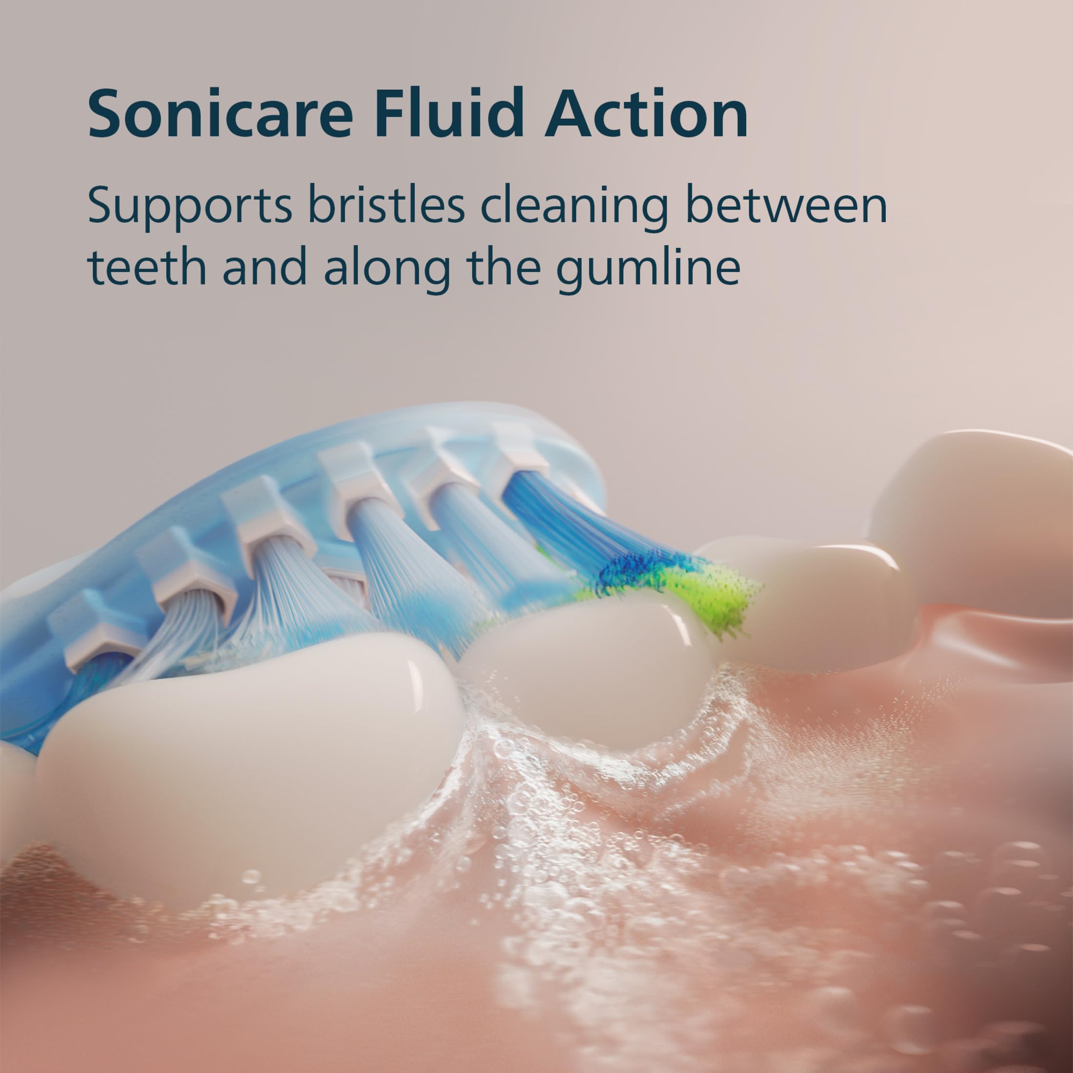 Philips Sonicare S2 Sensitive brush head detail for gentler gum-safe cleaning
