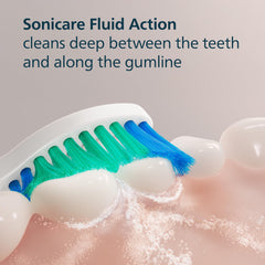 Philips Sonicare demonstration of click-on attachment for easy replacement benefit
