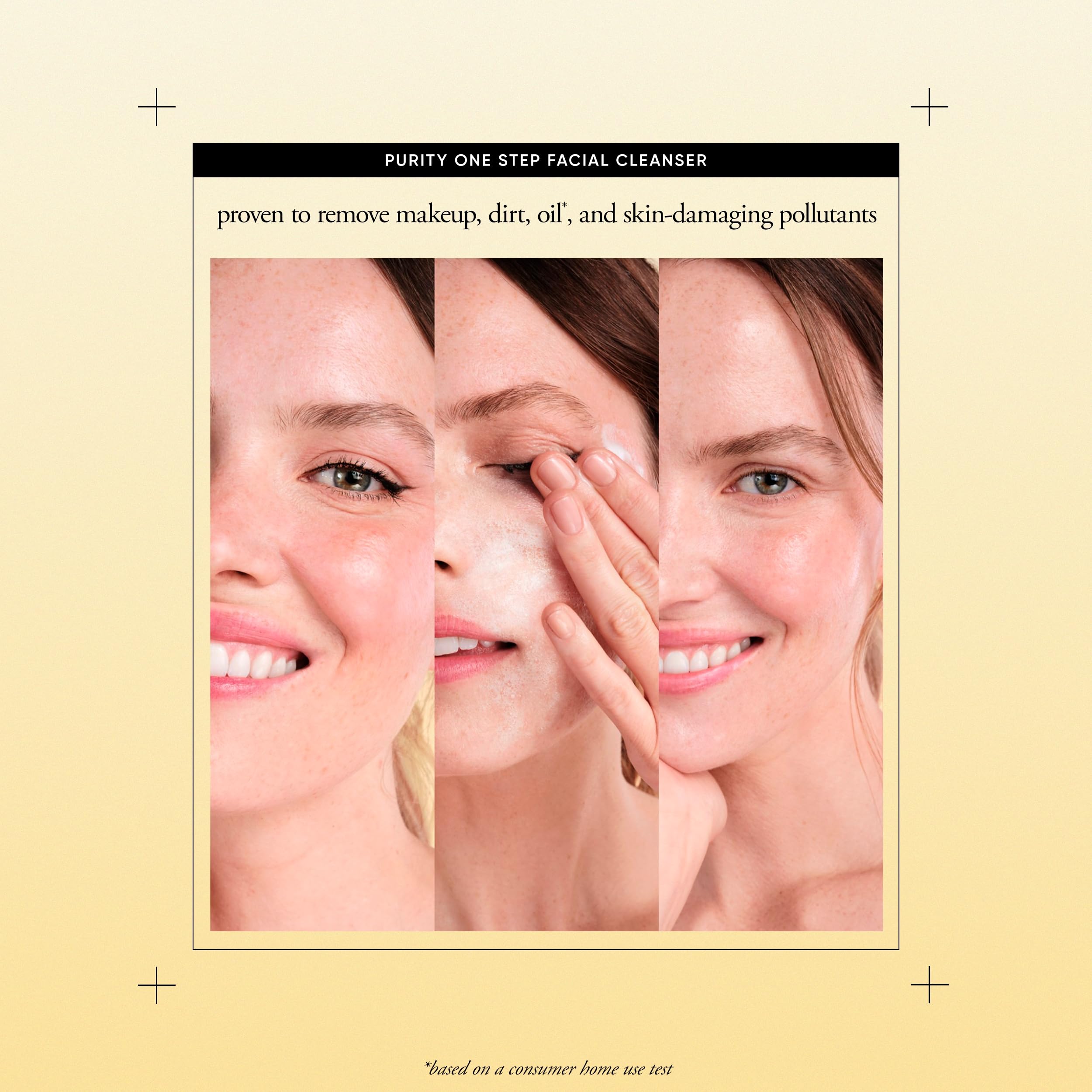 philosophy makeup removal demo demonstrating thorough cleansing benefit