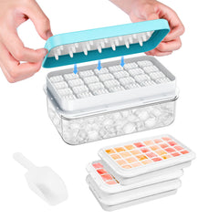 PHINOX front view of tray showing 84-cube layout and compact footprint