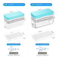 PHINOX airtight lid closed on tray preventing spills and odors