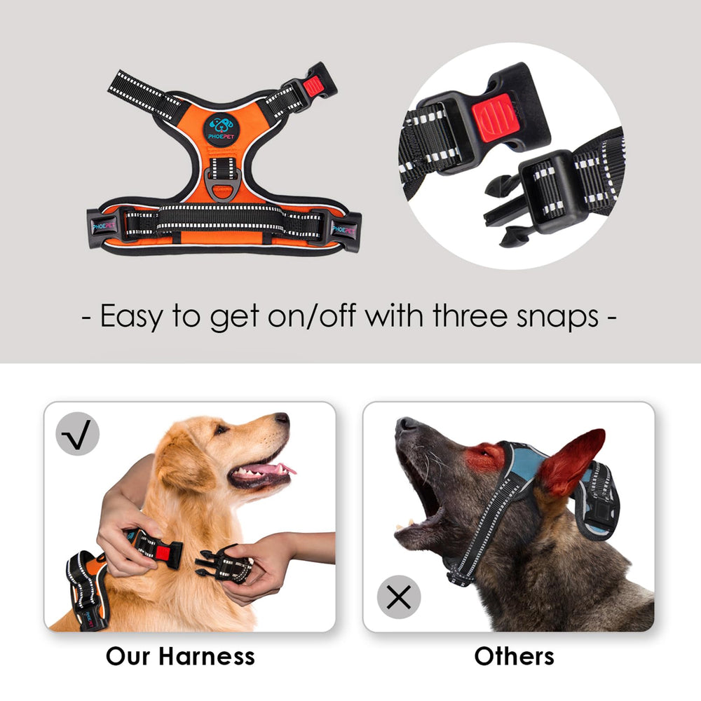 PHOEPET padded top handle for secure short-range control