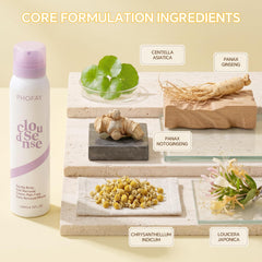 PHOFAY canister in bathroom lifestyle scene showing easy at‑home grooming benefit