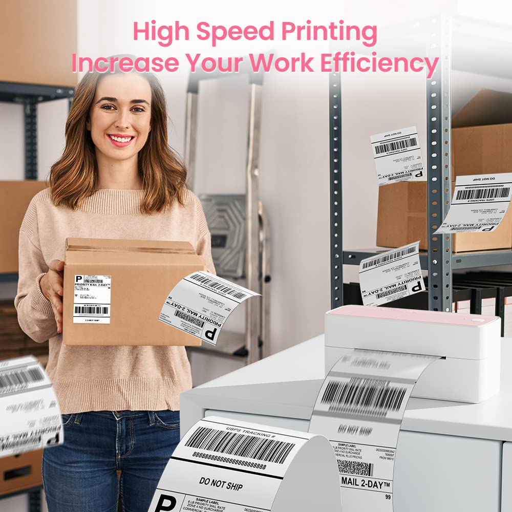 phomemo 241BT printing from the Labelife smartphone app showing quick mobile workflow