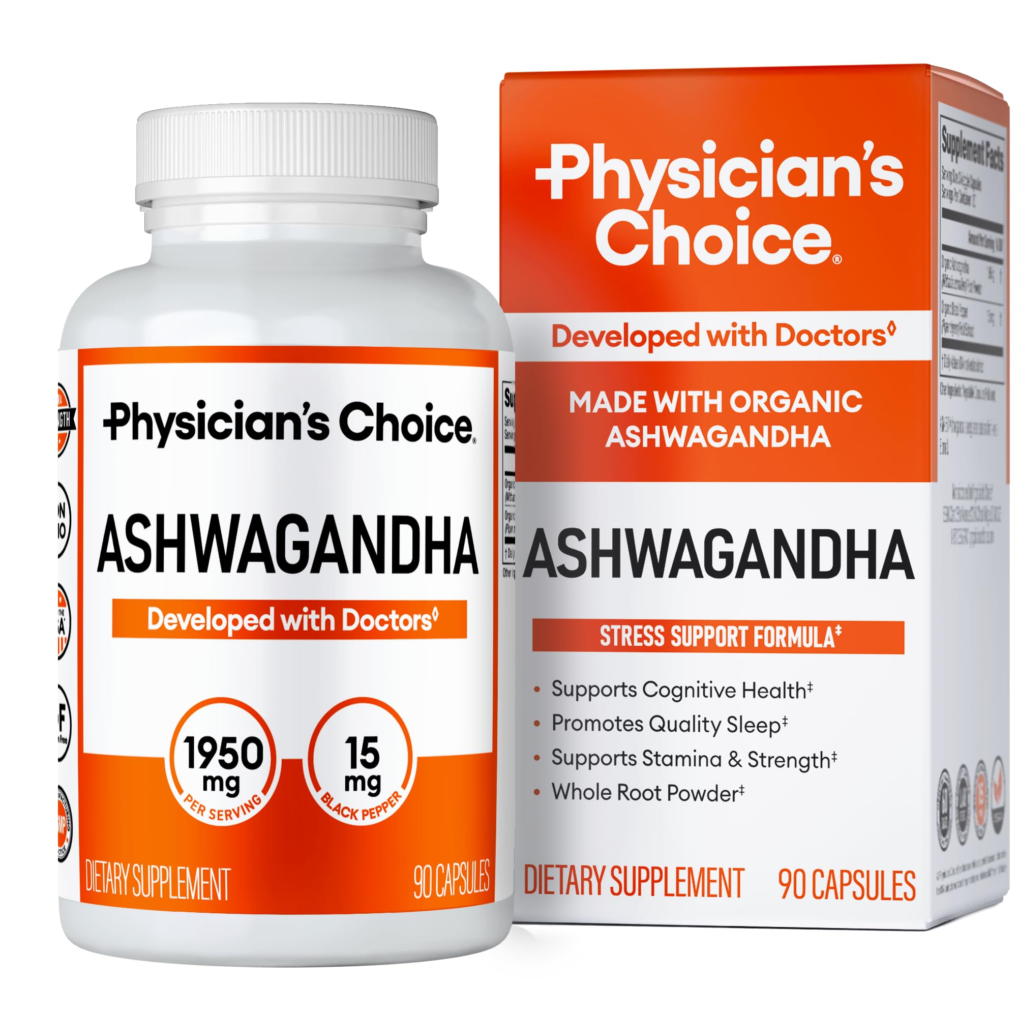 Physician's CHOICE front packaging showing bottle and label for easy identification and trust