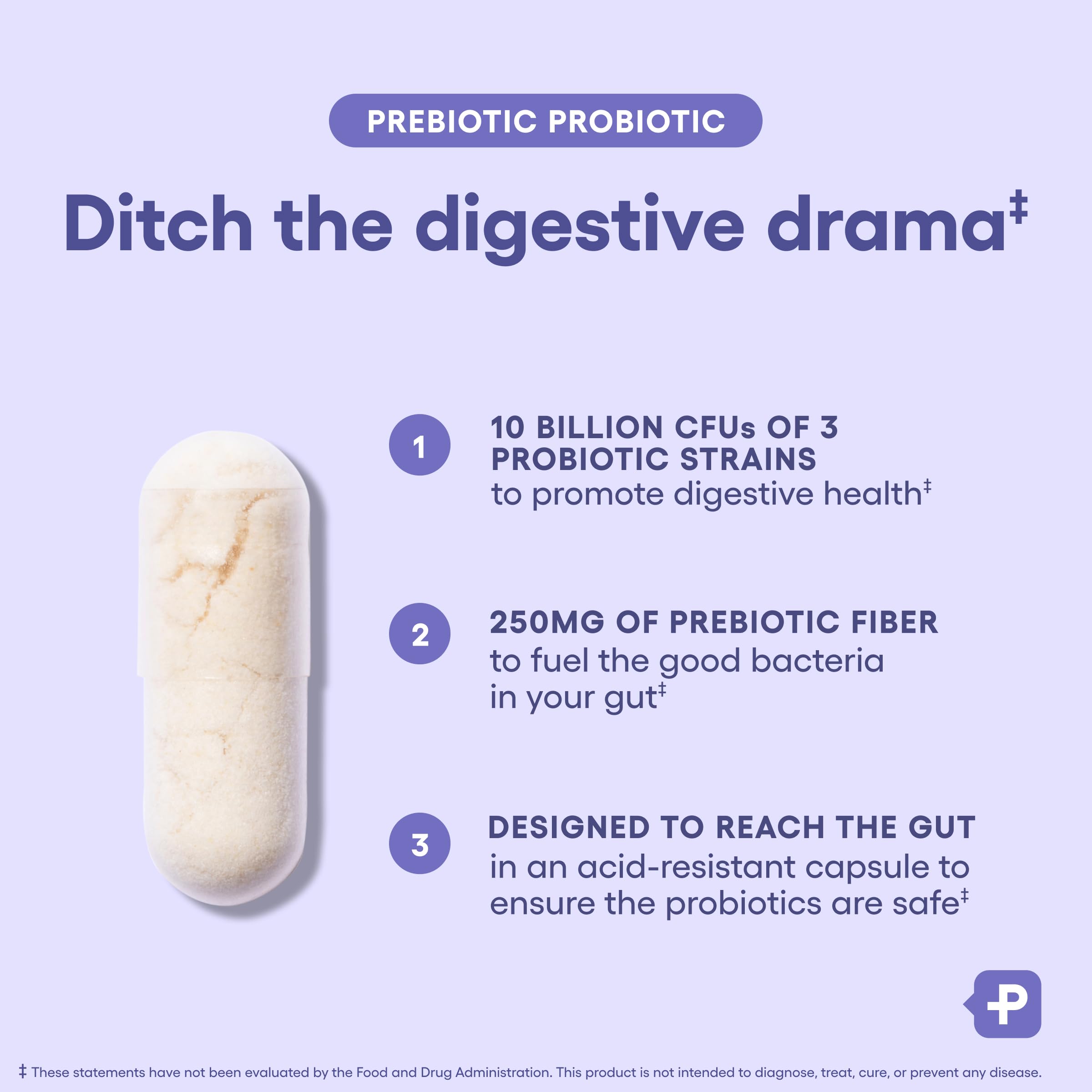 Physician's CHOICE bottle with spilled pills showing convenient daily serving
