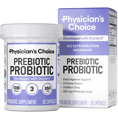 Physician's CHOICE front packaging showing product benefits and servings