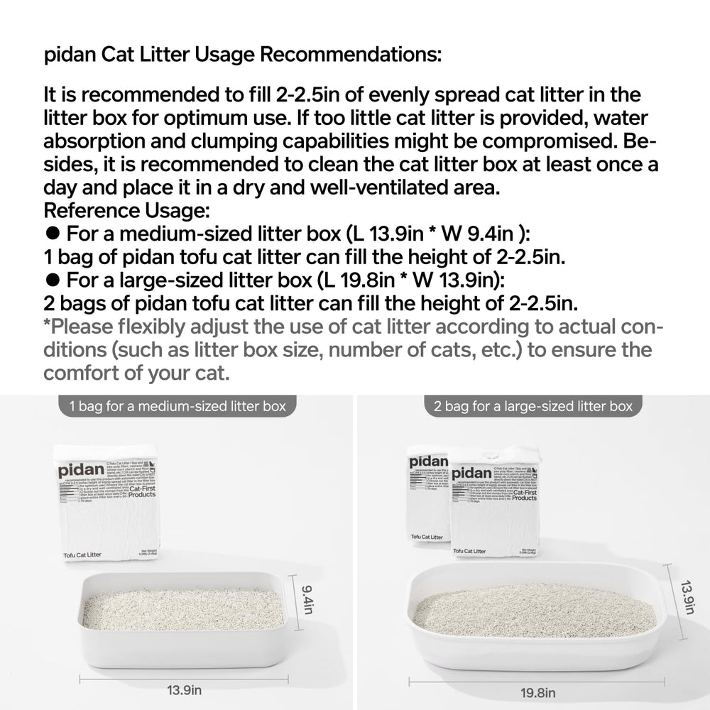 pidan clean floor near litterbox showing reduced dust benefit